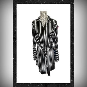 Black and White Stripe Dress